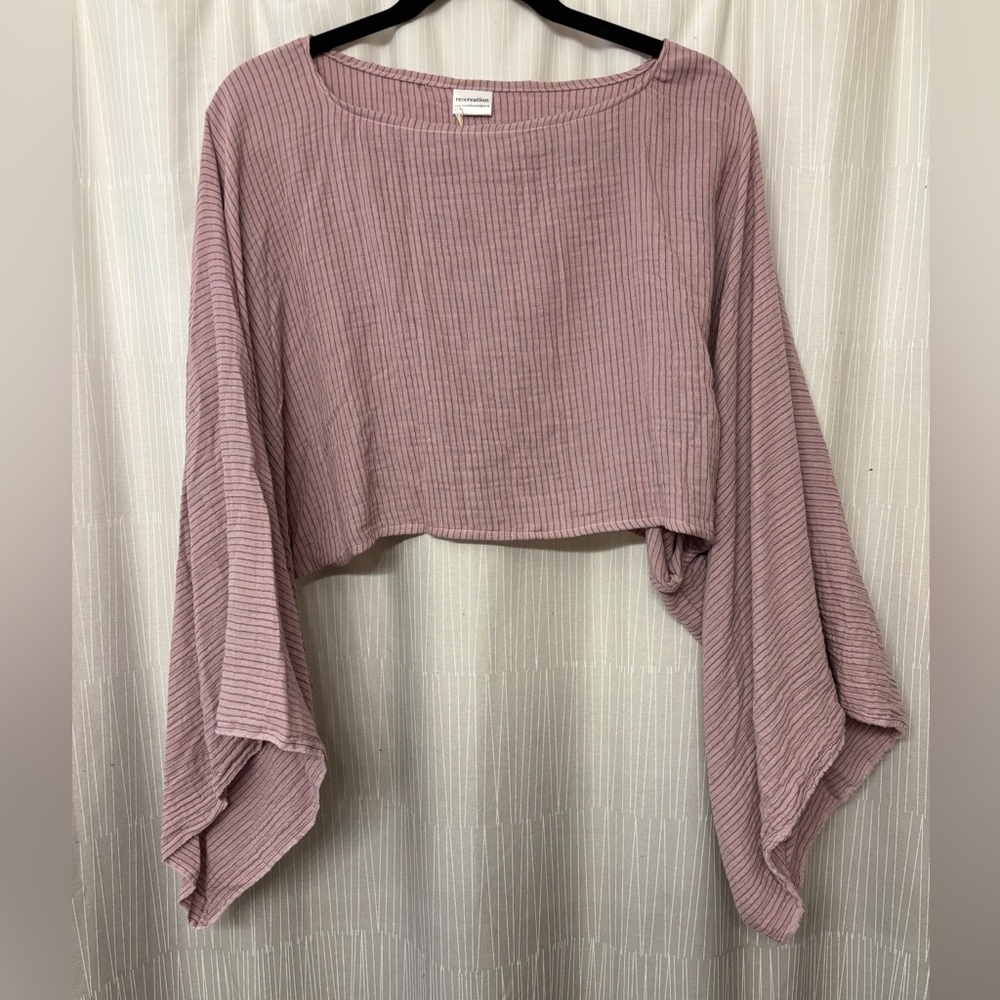 Flowy Mauve Long Sleeve Top
